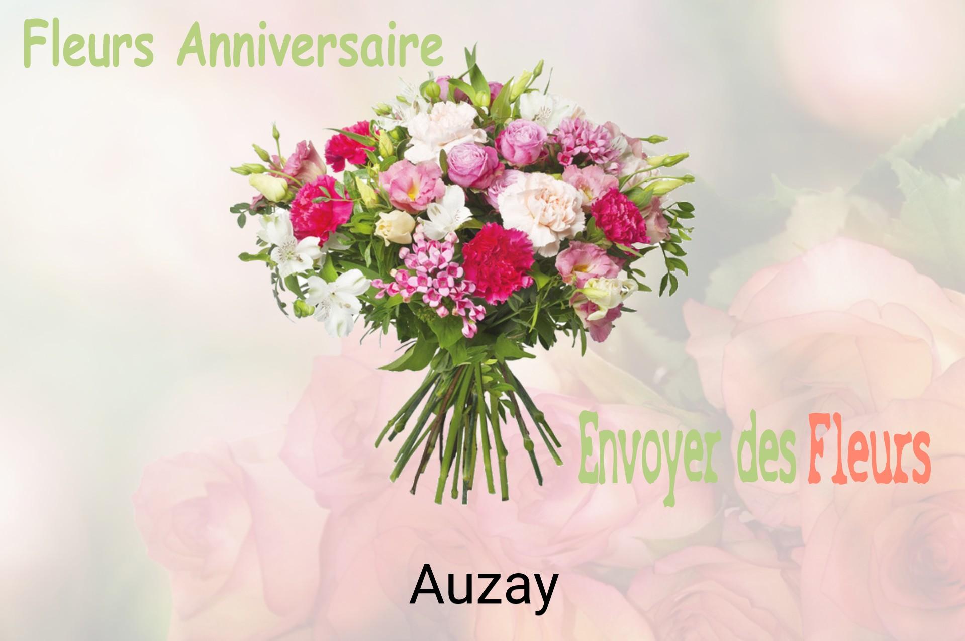 Bouquet de fleurs d’anniversaire livré à Auzay